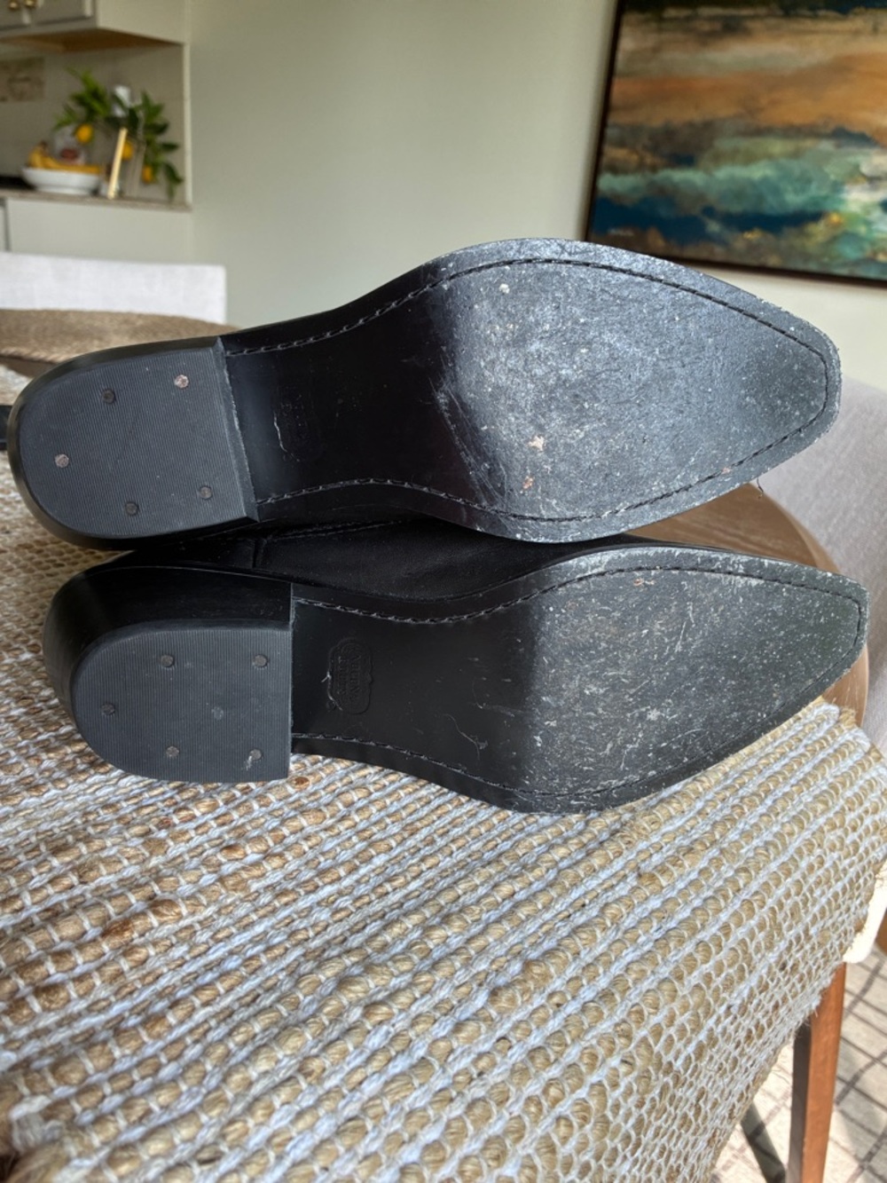 Nocona Deertanned Cow Snip Toe Cowboy Boots - Picture 4 of 4